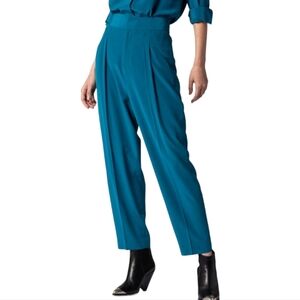 Equipment Deep lagoon Blue Beckett Silk Trouser Pants - Size 4